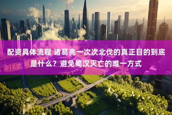 配资具体流程 诸葛亮一次次北伐的真正目的到底是什么？避免蜀汉灭亡的唯一方式